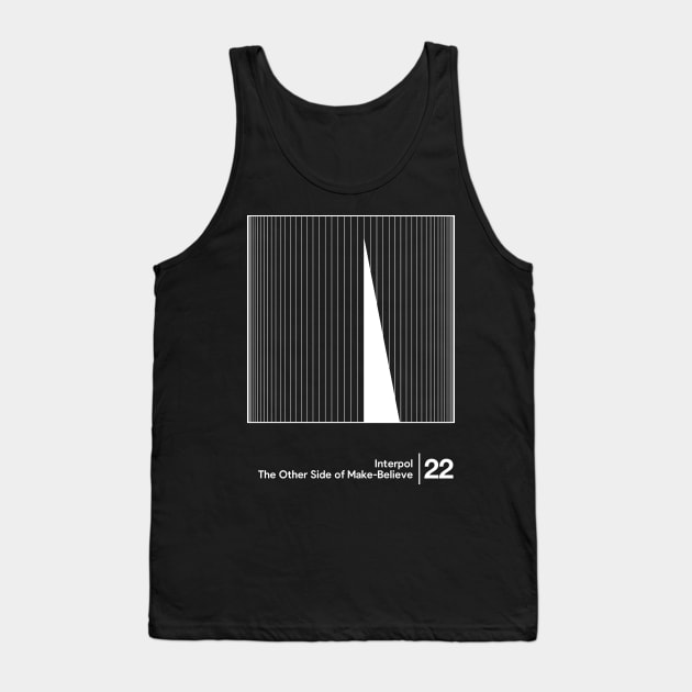 Interpol / Minimalist Graphic Artwork Design Tank Top by saudade